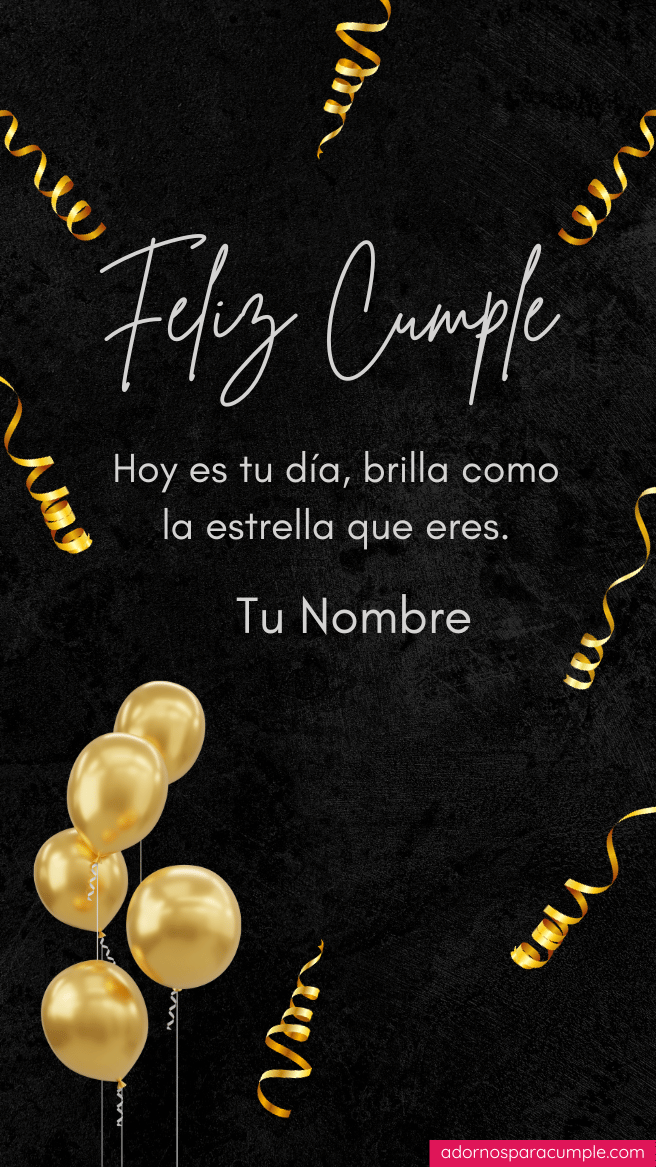 Tarjetas personalizadas para Cumpleaños