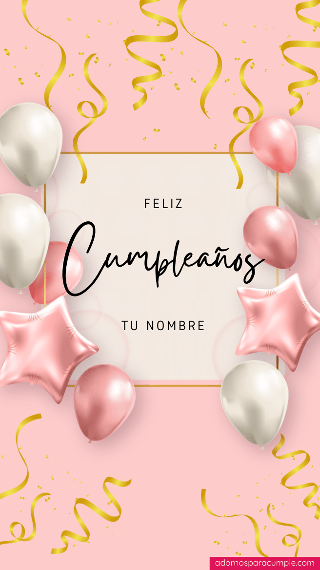 Tarjetas personalizadas para Cumpleaños