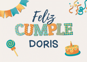 Feliz cumpleaños Doris