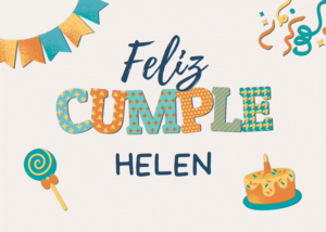 Feliz cumpleanos Helen 1