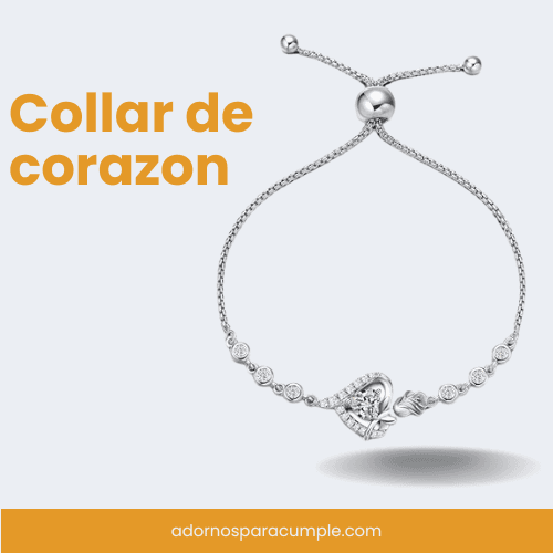 Collar de corazon pandora regalo para novia