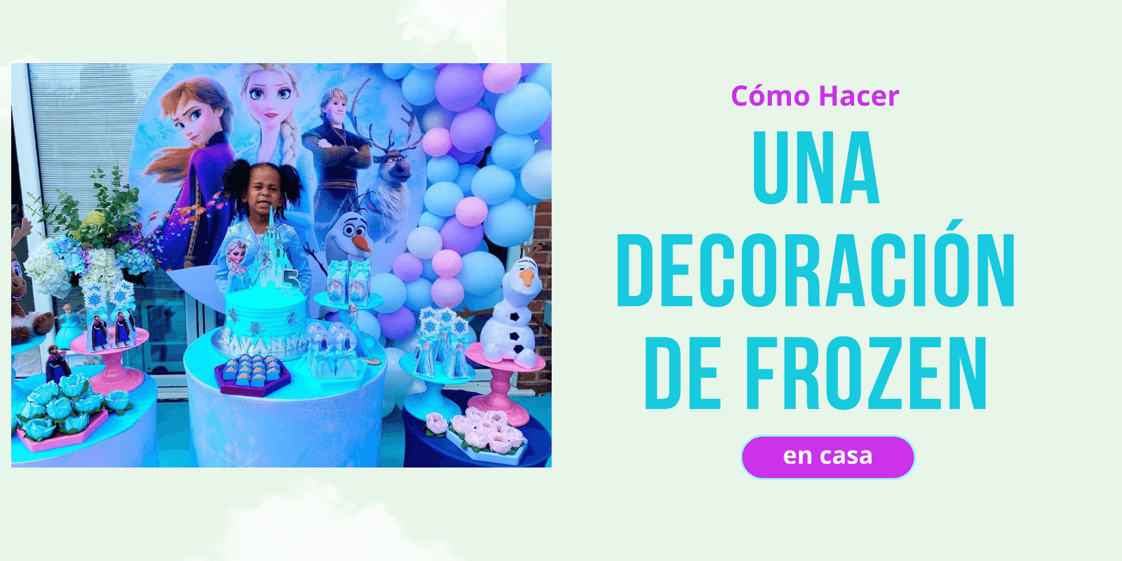 How to Make a Simple Frozen Decoration at Home